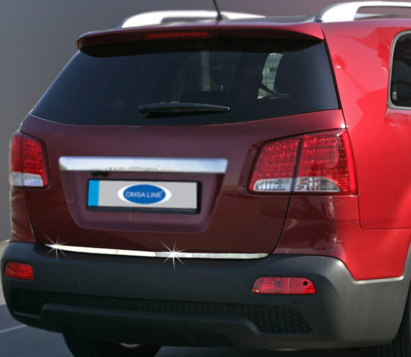 Кромка багажника (2009-2013, нерж.) OmsaLine - Італійська нержавійка Kia Sorento XM 2009-2014рр.