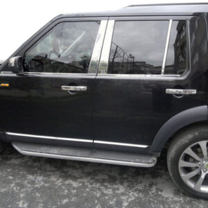 Молдинг дверних стійок (6 шт, нерж.) Land Rover Discovery III