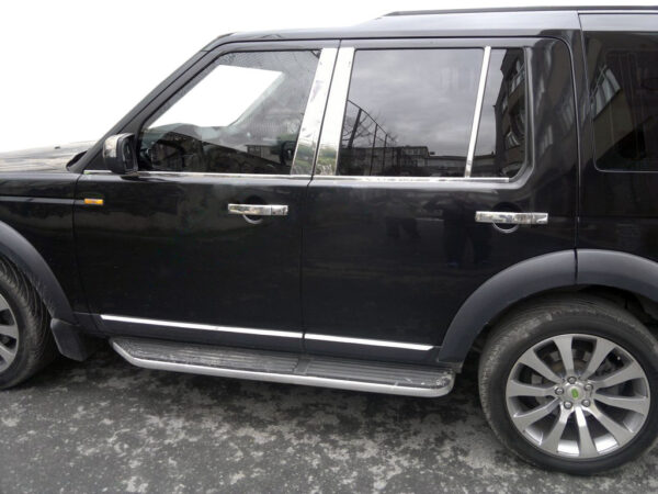 Окантовка вікон (4 шт., нерж.) Land Rover Discovery IV