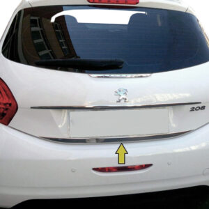 Кромка багажника (нерж.) Peugeot 208 2012-2019 рр.