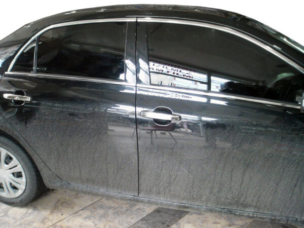 Верхня окантовка стекол (4 шт, нерж) Toyota Corolla 2007-2013 років.