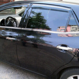 Молдинг скла (4 шт, нерж) Carmos - Турецька сталь Toyota Auris 2007-2012 рр.