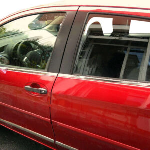 Окантовка вікон (4 шт., нерж.) Toyota Yaris 2010-2020 рр.