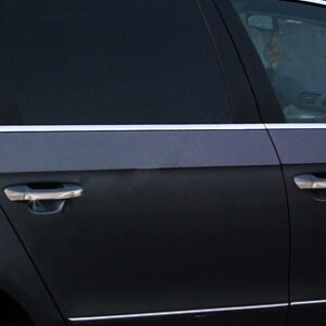 Нижні молдинги стекол (4 шт., нерж.) Carmos - Турецька сталь Volkswagen Passat B6 2006-2012рр.