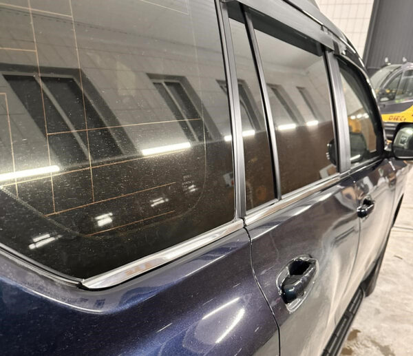 Окантовка вікон (6 шт, нерж) Carmos - Турецька сталь Toyota Land Cruiser Prado 150