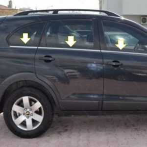 Нижня окантовка вікон (6 шт, нерж) Chevrolet Captiva 2006-2019рр.