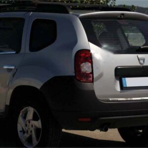 Кромка багажника (нерж.) Carmos - турецька сталь Renault Duster 2008-2017 рр.