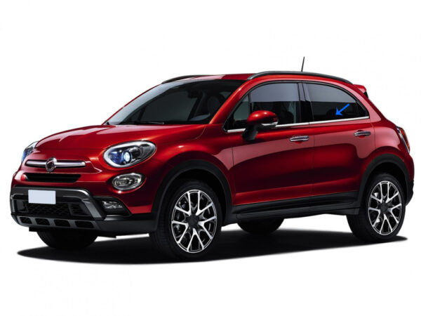 Молдинг скла (4 шт) Fiat 500X