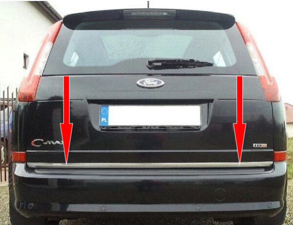 Кромка багажника (нерж.) Ford C-Max 2004-2010 рр.