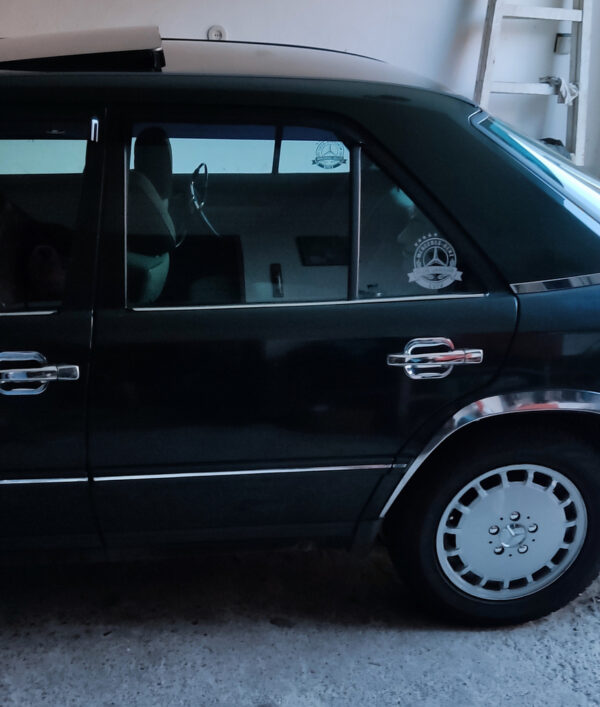 Окантовка вікон (4 шт, нерж) Mercedes E-сlass W124 1984-1997 рр.