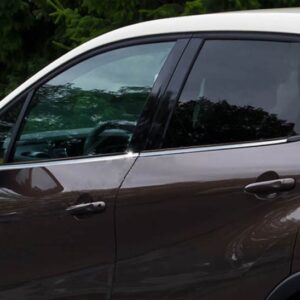 Окантовка вікон (4 шт, нерж) Renault Captur 2013-2019 рр.