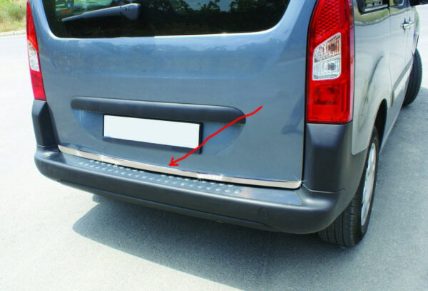 Кромка багажника (нерж.) Citroen Berlingo 2008-2018 рр.