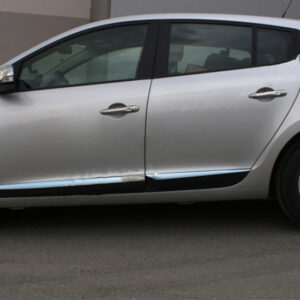 Молдинг дверний (HB, 4 шт, нерж) Renault Megane III 2009-2016 рр.