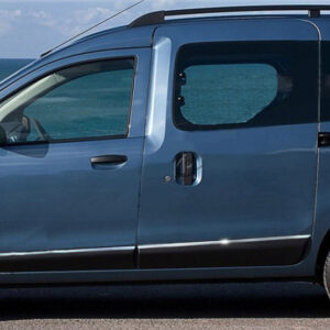 Молдинг дверний (4 шт, нерж.) Renault Dokker 2013-2022 рр.