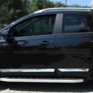 Молдинг дверний OmsaLine (4 шт, нерж.) OmsaLine, +2 (довгий) Nissan Qashqai 2007-2010 рр.