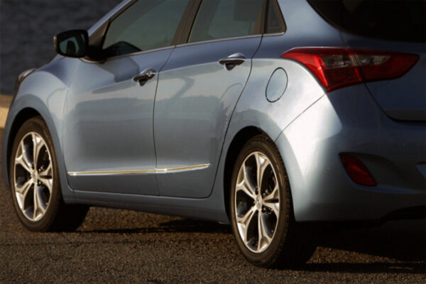 Молдинг дверний (4 шт, нерж.) Hyundai I-30 2012-2017 рр.