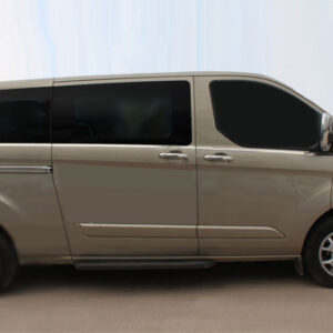 Нижні молдинги стекол (8 шт., Нерж) Довга база Ford Custom 2013↗ рр.