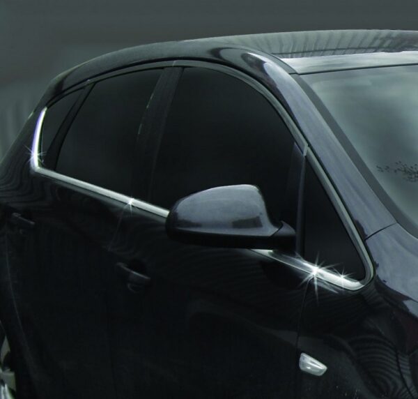 Нижня окантовка вікон (Hatchback, 8 шт, нерж) Carmos - Турецька сталь Opel Astra J 2010↗ рр.