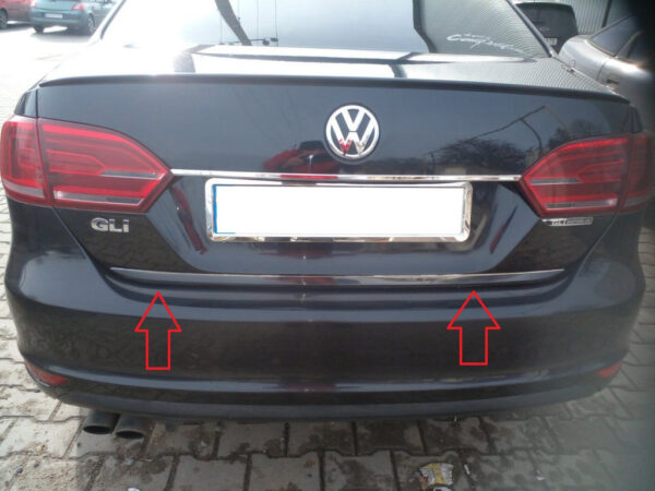 Кромка багажника (нерж) 2011-2014 Volkswagen Jetta 2011-2018 рр.