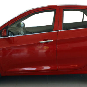 Окантовка вікон (4 шт, нерж) Kia Picanto 2011-2016 рр.