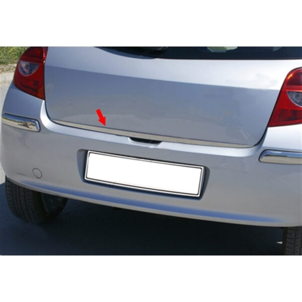 Кромка багажника (нерж.) Renault Clio III 2005-2012 рр.
