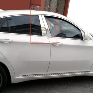 Молдинги на дверні стійки (нерж.) BMW X6 E-71 2008-2014рр.