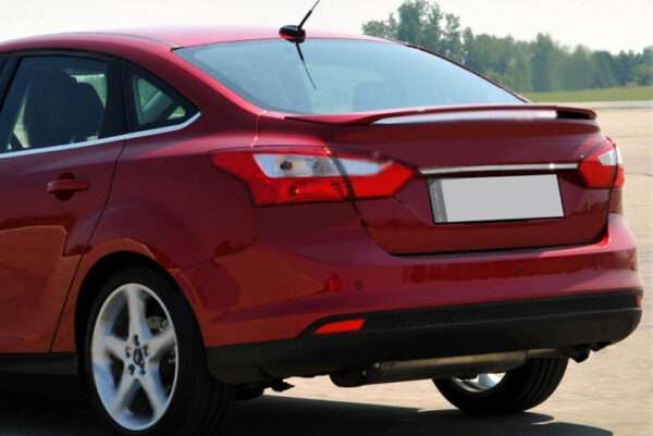 Планка над номером вузька (нерж) Седан (хром) Ford Focus III 2011-2017 рр.