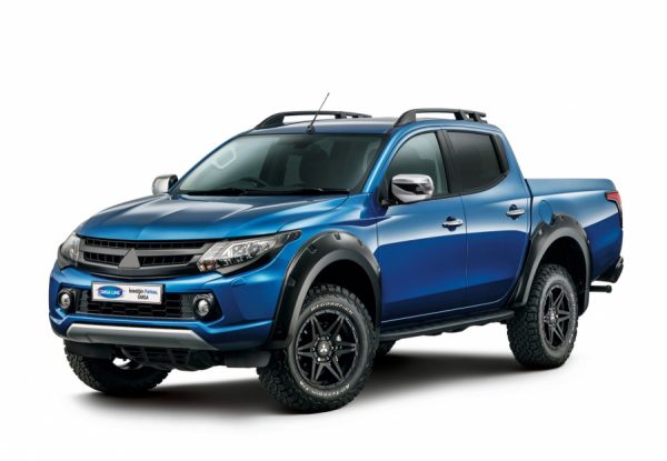 Рейлінги OmsaLine Sport (2 шт чорні) на Mitsubishi L200 з 2015 року