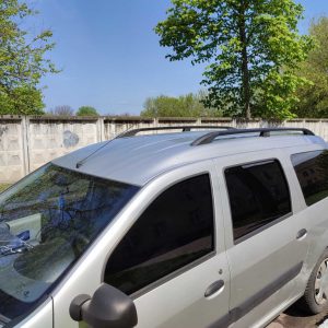 Рейлінги чорні Чавунні ніжки на Renault Logan MCV 2005-2013 рр.