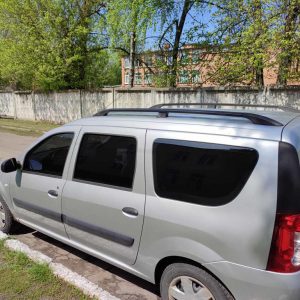 Рейлінги чорні Пластикові ніжки на Dacia Logan MCV 2004-2014 рр.