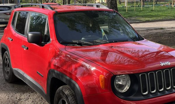 Рейлінги Skyport (чорний мат) на Jeep Renegade