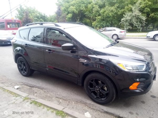 Турецькі рейлінги чорні (2 шт) на Ford Kuga/Escape 2013-2019