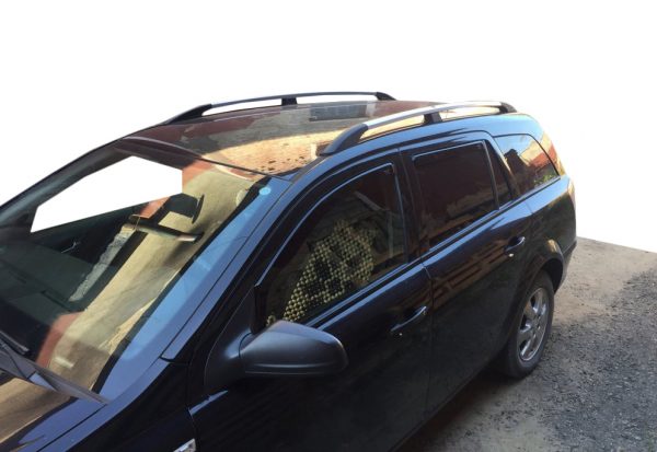 Алюмінієві рейлінги (Caravan, хром) на Opel Astra H 2004-2013рр.