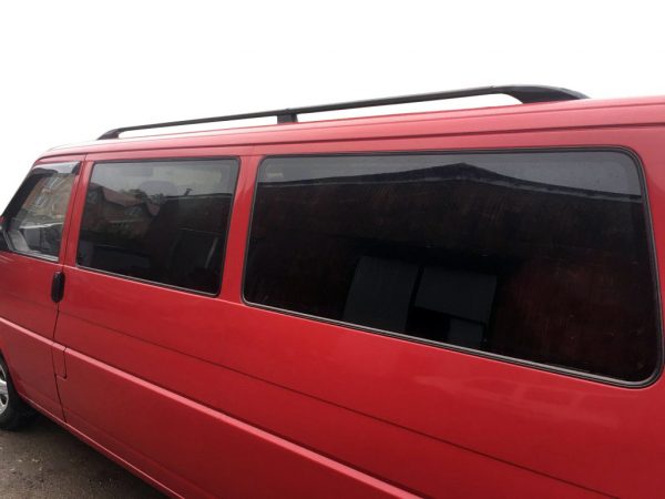 Рейлінги Чорні Довга база, Металеві ніжки на Volkswagen T4 Transporter