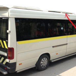 Рейлінги (2 шт, під фарбування) на Volkswagen LT 1998↗ рр.