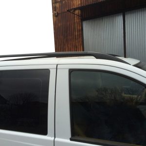 Рейлінги чорні CAN (Оригінальний дизайн) Довга база (EXTRALONG) на Mercedes Vito W639 2004-2015рр.