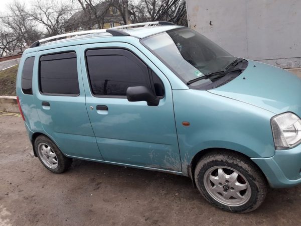 Рейлінги хром на Opel Agila 2000-2007