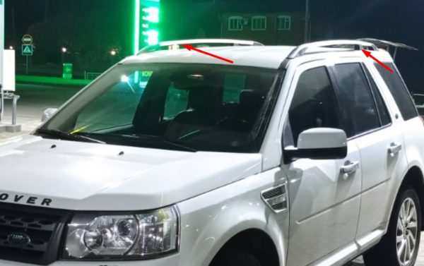 Рейлінги хром на Land Rover Freelander II