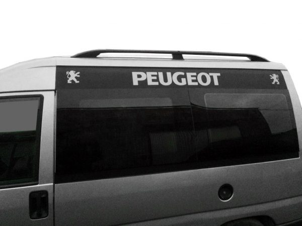 Рейлінги чорні довга база з чавунними ніжками на Peugeot Expert 1996-2007