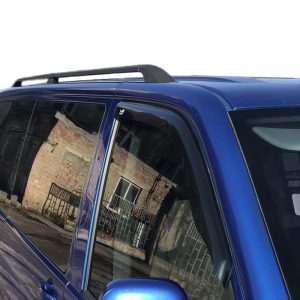 Рейлінги Чорні Коротка база, Пластикові ніжки на Volkswagen T5 2010-2015 рр.