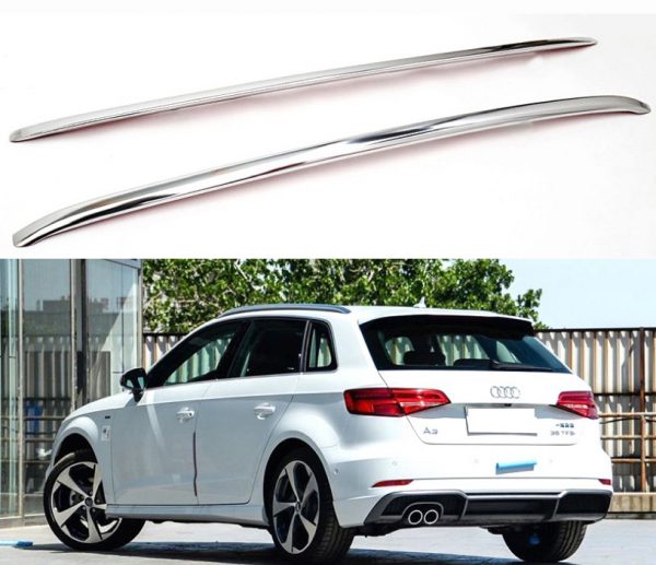 Рейлінги на Audi A3 2012-2020 (2 шт алюміній)