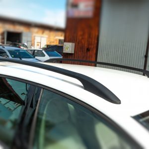 Рейлінги OmsaLine Solid (2 шт чорні) на Volkswagen Golf 7