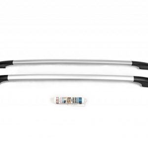 Рейлінги OmsaLine Solid (2 шт сірі) на Opel Crossland X