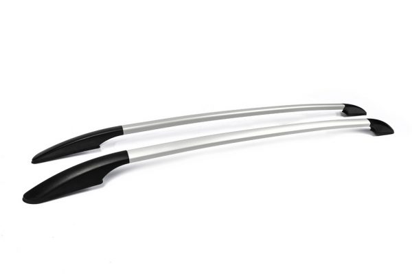Рейлінги OmsaLine Solid (2 шт, сірі) на Renault Clio IV SW 2012-2019