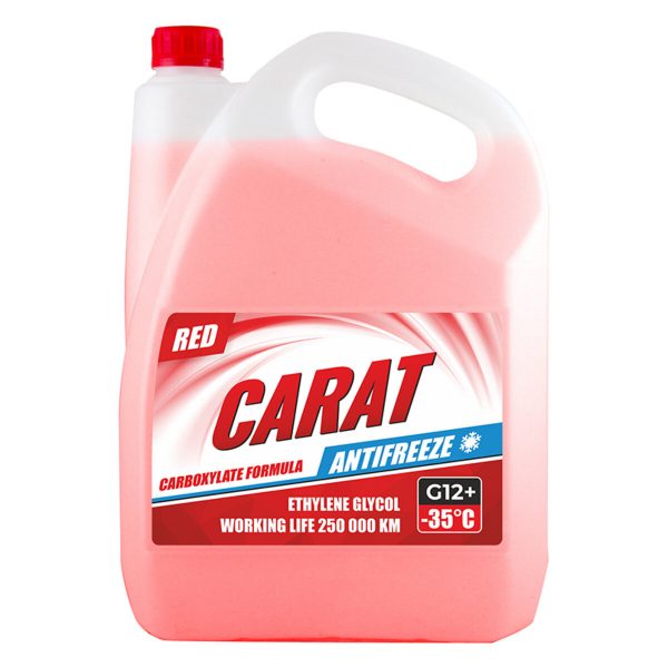 Антифриз CARAT G12+ RED (червоний) 9кг