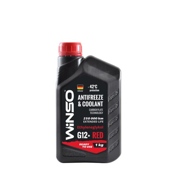 Антифриз Winso Antifreeze & Coolant Red -42°C (червоний) G12+, 1кг