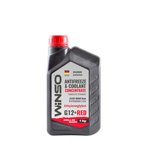 Антифриз Winso Antifreeze & Coolant Red (червоний) концентрат G12+, 1кг