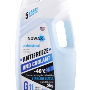 Антифриз NOWAX BLUE G11 (синій) 5кг