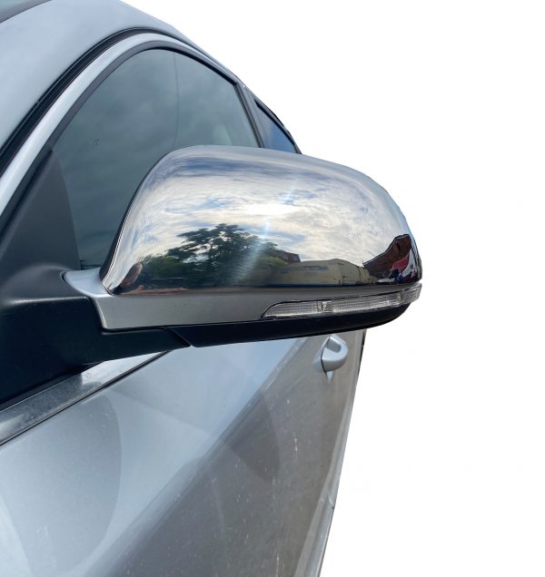 Накладки на дзеркала Skoda Octavia II A5 2010-2013 (2 шт. нерж)