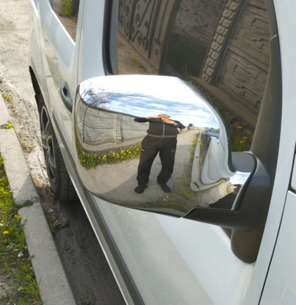 Накладки на дзеркала Renault Kangoo 2008-2013 (2 шт)
